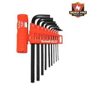 Series 9 Piece Hex Key Wrench Set with 4 position holder   2 in 1 SAE 