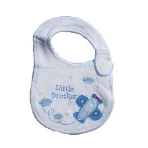  Dressed to Drool Blue Little Brother Bib: Baby