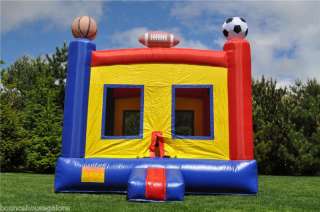   Inflatable Sports Theme Bounce House Moonwalk Bouncer  