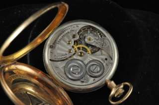 VINTAGE 12S HAMILTON SWING OUT STYLE POCKETWATCH GRADE 910 