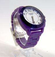 COACH Womens Purple Boyfriend Plastic Bracelet Watch 14501351 NWT $228 