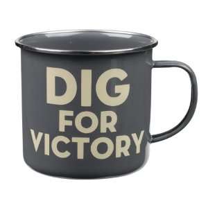  Thoughtful Gardener Dig for Victory Tin Mug Kitchen 