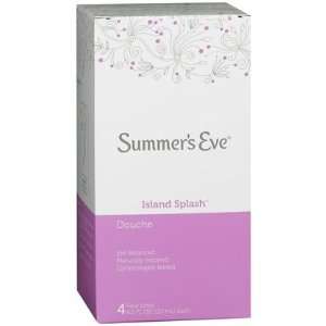 SUMMERS EVE Cleansing Douche 4 ct Island Splash 18 oz (Quantity of 4)