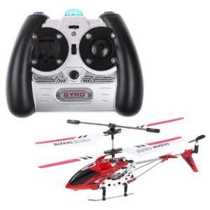  S107 Mini Red 3 Channel Infrared RC R/C Helicopter with 