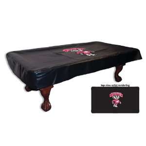  Badgers Bucky Logo Billiard Table Cover by HBS: Sports & Outdoors