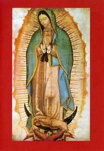 Our Lady of Guadalupe Religious Icon Holy Card (Brandi)  