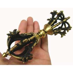  Tibetan Buddhist Brass (Vajra) Nine Spokes Dorje / Dorji 