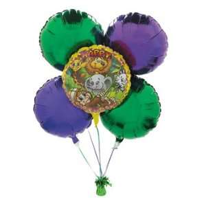  8 Piece Swingin Safari Birthday Balloon Set   Balloons 