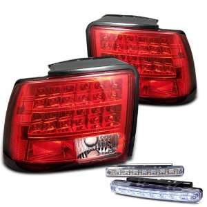  Eautolights 99 04 Ford Mustang LED Tail Lights Lamps + LED 
