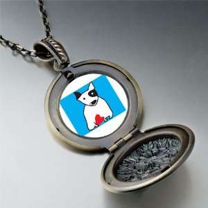  Bull Terrier Dog Pendant Necklace Pugster Jewelry