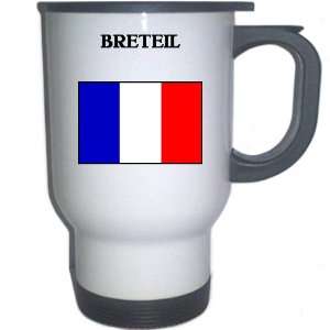  France   BRETEIL White Stainless Steel Mug Everything 