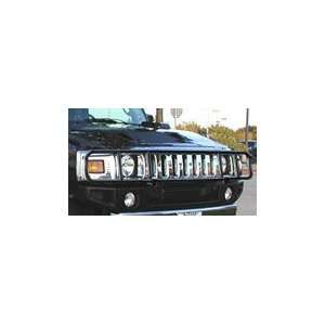   Tier Grille Guard   Black, for the 2007 Hummer H2 SUT: Automotive