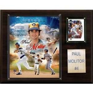  MLB Paul Molitor Milwaukee Brewers Player Plaque