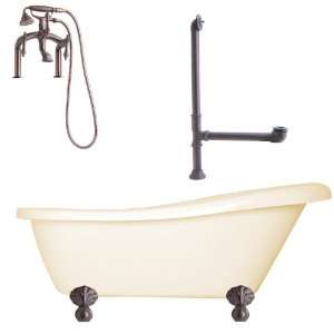   ORB B Newton Deck Mounted Faucet Package Soaking Tub: Home Improvement