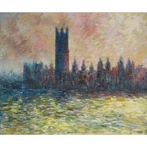 Claude Monet London. Houses of Parliament (Sun Breaking 