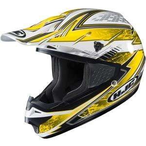  HJC CS MX Blizzard Helmet   2X Large/MC 3 Automotive