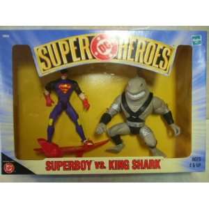  Superboy Vs King Shark Action Figure 2 Pack: Toys & Games