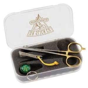  Dr. Slick Set: 4 Gold Scissor Clamp in Small Fly Box 