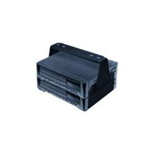   Cavity Adjustable Double VCR And Cable Box Mount Color: Black Wrinkle