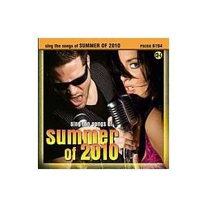  Sing the Songs of Summer of 2010 (Karaoke CDG): Musical 