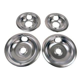 Whirlpool W10278125 Drip Pan Kit, Chrome by Whirlpool