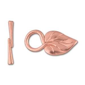  Copper Plated Pewter Ivy Leaf Toggle Clasp Arts, Crafts 