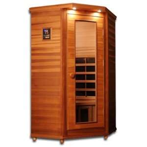    Premier Cedar 1 Person Infrared Corner Sauna