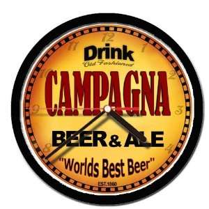  CAMPAGNA beer and ale cerveza wall clock: Everything Else