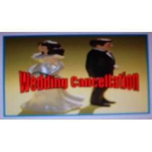  ONE DOZEN WEDDING CANCELLATION POSTCARD BRIDE & GROOM 