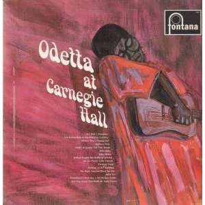  AT CARNEGIE HALL LP (VINYL) UK FONTANA 1960: ODETTA: Music