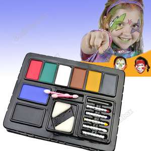   Party Cosplay Pack Face Paint Painting Kit Kids Makeup Set  
