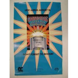 Canned Heat Poster Internal Combustion Promotional