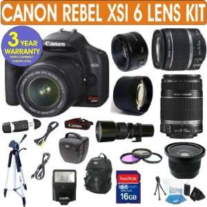  Canon Rebel XSi + Canon 18 55mm Lens + Canon 55 250mm Lens 