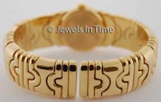 Bvlgari Ladies Parentesi 18K Gold Quartz Bulgari  