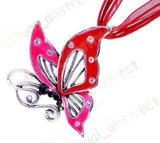 butterfly Tibetan choker charms necklace 6pcs+strings  