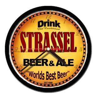  STRASSEL beer and ale cerveza wall clock: Everything Else