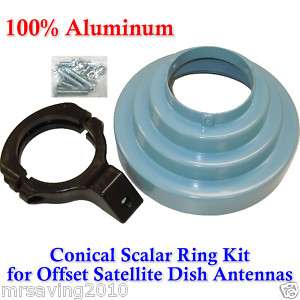 Conical Scalar Ring Kit Ku to C Band Conversion LNB FTA  