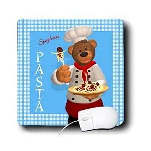   BK Dinky Bears Cartoon Cuisine   Pasta Chef   Mouse Pads: Electronics