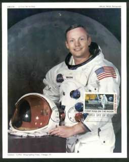 C76 1969 NASA PHOTO FDC Moon Landing Neil Armstrong #4  