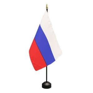  Russian Federation Flag 8X12 Inch Mounted E Gloss Patio 