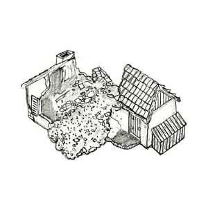    Terrain: 15mm WWII   Villers Bocage 1 Story (2): Toys & Games