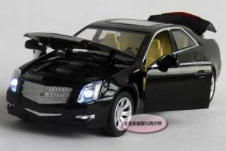 New Cadillac 132 CTS Alloy Diecast Model Car With Sound&Light Black 