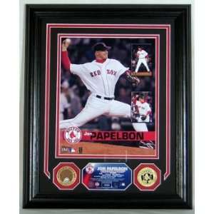  Jon Papelbon Photomint with Authenticated Infield Dirt 
