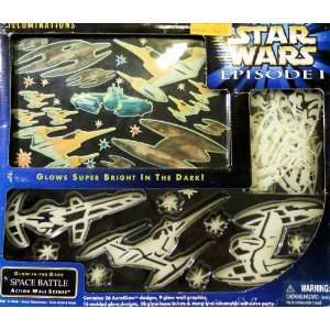   In The Dark Space Battle Mega Set Wall Stickers Decor: Home & Kitchen