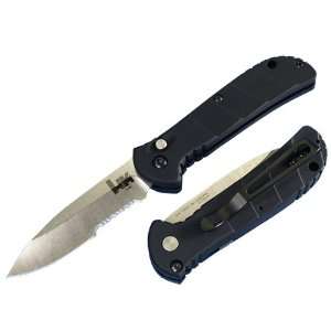   Benchmade 14750S Mini Push Button Open Pardue Knife: Sports & Outdoors