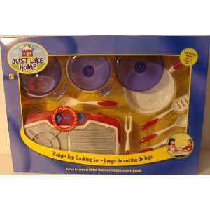  JUST LIKE HOME Range Top Cooking Set: Toys & Games
