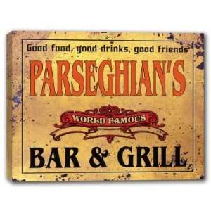  PARSEGHIANS Family Name World Famous Bar & Grill 