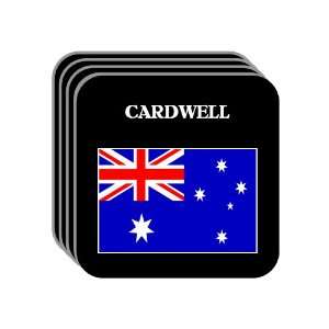  Australia   CARDWELL Set of 4 Mini Mousepad Coasters 
