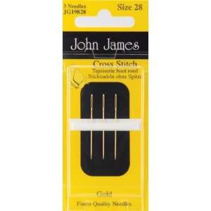   Gold Tapestry Hand Needles Size 28 3/Pkg: Arts, Crafts & Sewing