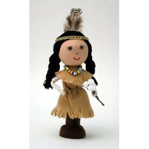   Crafts Native American Indian Clothespin Doll Craft Kit: Toys & Games
